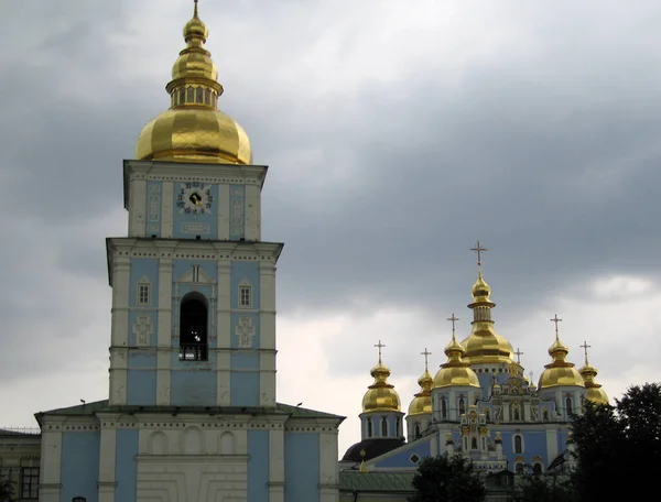 Церква Спасителя Місті Кєєв — стокове фото