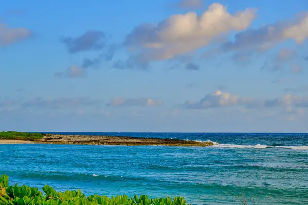 Прекрасное Весеннее Утро Пляже Багамах — стоковое фото