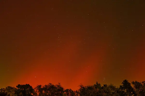 Kuzey ışıkları Kuzey Ohio 'da yakalandı, Ekim 2024