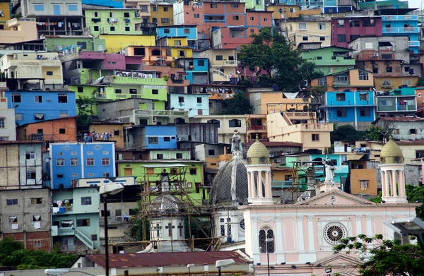 Las Como Barrio Emblemático Ciudad Guayaquil Reconocida Por Estilo Arquitectónico —  Fotos de Stock
