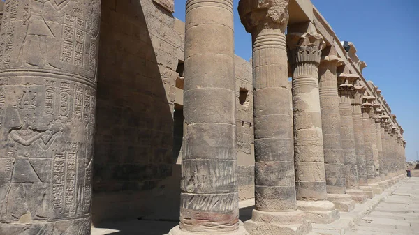 Didedikasikan Untuk Isis Dewi Cinta Kuil Philae Adalah Salah Satu — Stok Foto