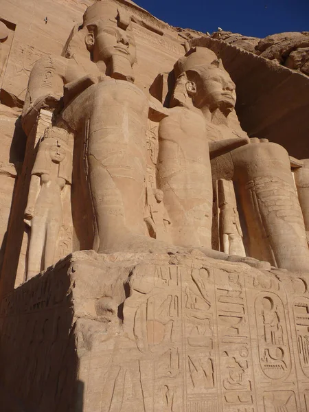Abu Simbel Emplazamiento Inter Arqueol Gico Que Compone Templos Egipcios — Foto Stock