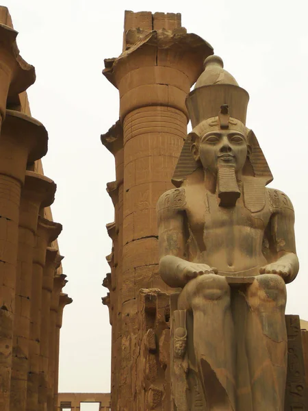 Расположенный Самом Сердце Древних Фив Луксор Храм Существу Построен Египетских — стоковое фото