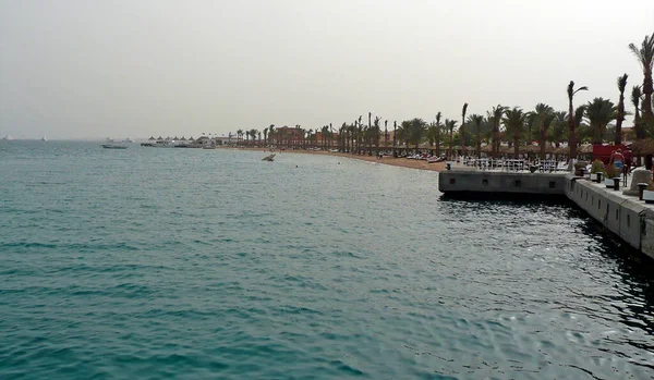 Hurghada Est Une Ville Une Station Balnéaire Qui Étend Long — Photo