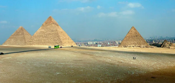 Пирамиды Египта Являются Остатков Завещанных Египтянами Древности Наиболее Знаменитыми Символическими — стоковое фото