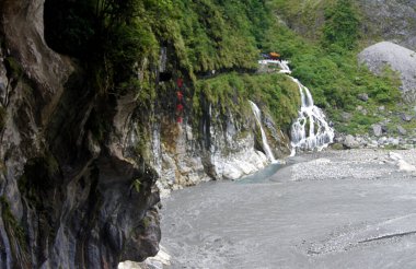 Şelale, Zen Manastırı Taroko Boğazı - Tayvan