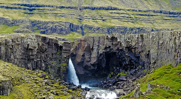 Waterfall, Glacier Island Southeast - Iceland