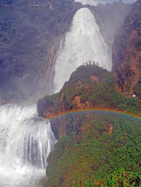 Chiapas 'ta El Chiflon Şelalesi - Meksika