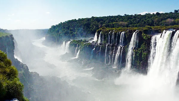 stock image Iguazu waterfall seen from Argentina -