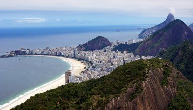 Copacabana Plajı'de Rio de Janeiro - Brezilya