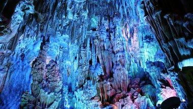 Reed Flute Cave in Guilin - China