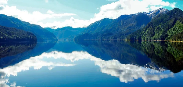 Khutzeymateen Fjord Prince Rupert Britisk Columbia Canada – stockfoto
