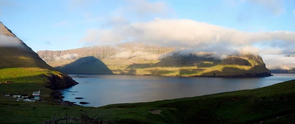 Paesaggio Dell Isola Vidoy Isole Faroe Danimarca — Foto Stock