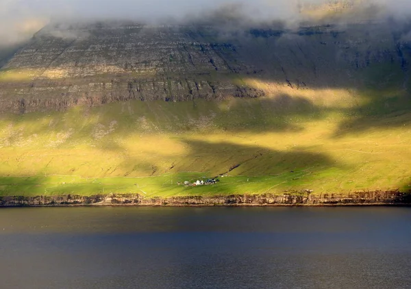 Paisagem Muli Ilha Bordoy Ilhas Faroé Dinamarca — Fotografia de Stock
