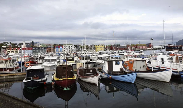 丹麦Streymoy Faroe岛Torshavn港口 — 图库照片