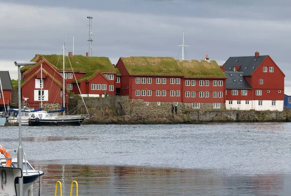 Порт Торшавн Острове Стреймой Фарерские Острова Дания — стоковое фото