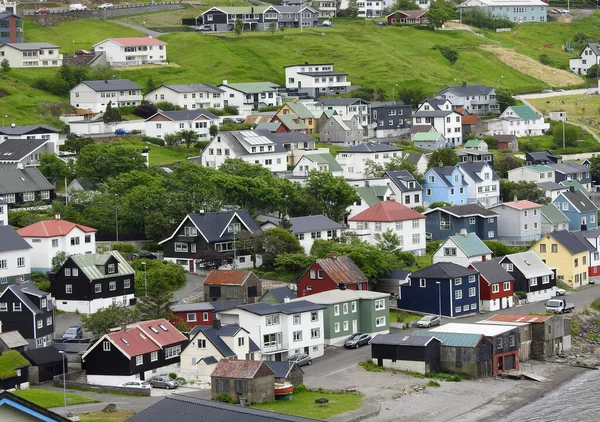 Città Eysturoy Isole Faroe Danimarca — Foto Stock