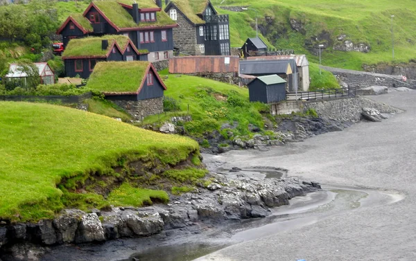 Vestmanna Villaggio Sull Isola Streymoy Isole Faroe Danimarca — Foto Stock