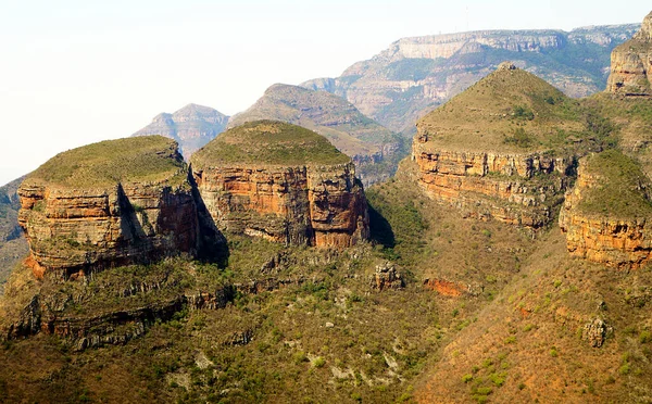 Formación Rocosa Mirador Maravilla Cañón Del Río Blyde Sudáfrica — Foto de Stock