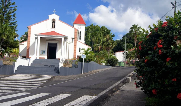 Basse Terre Koloni Kilisesi Guadeloupe Adası Fransa — Stok fotoğraf