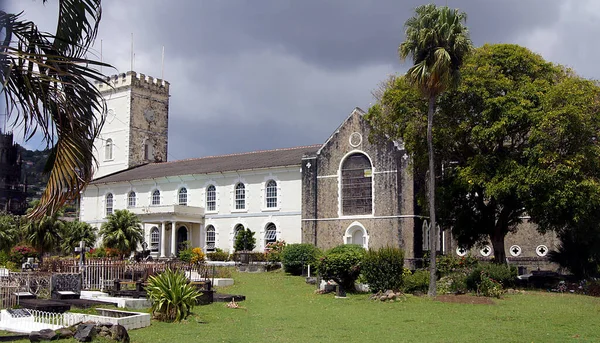 Kostel Kingstownu Svatý Vincenc Grenadiny — Stock fotografie