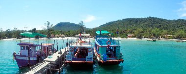 Kamboçya 'nın güneybatı kıyısında Sihanoukville yakınlarındaki Koh Rong Adası.