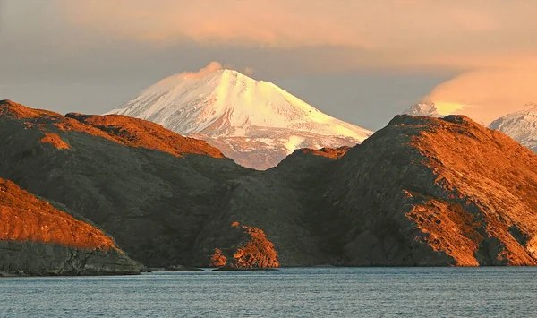 Панорамный Вид Озера Каррера Чили — стоковое фото