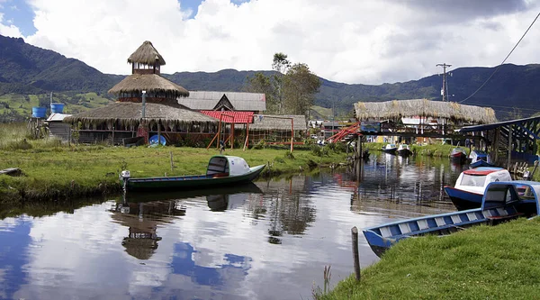 Laguna Cocha全景 哥伦比亚帕斯托 — 图库照片