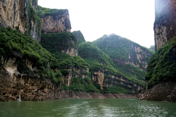 Petites Trois Gorges Xiao Sanxia Rivière Yangzi Chine — Photo