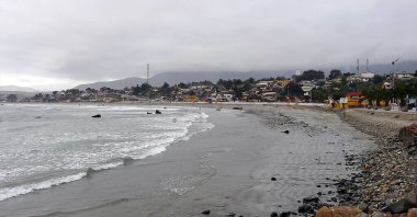 Los Vilos 'un manzarası - Coquimbo, Şili