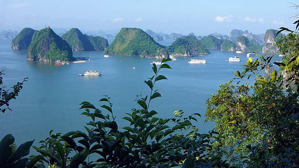 Widok Zatokę Halong Wietnam — Zdjęcie stockowe