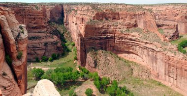 Arizona 'daki Chelly Ulusal Anıtı Kanyonu - ABD