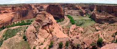 Arizona 'daki Chelly Ulusal Anıtı Kanyonu - ABD