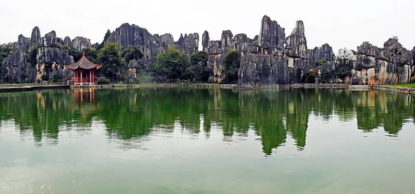 Het Stenen Woud Yunnan Regio China — Stockfoto