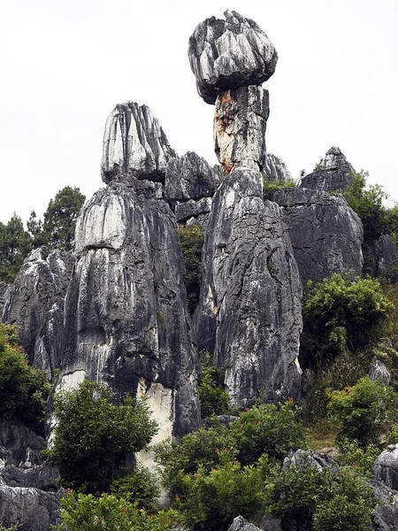 Foresta Pietra Nella Regione Cinese Dello Yunnan — Foto Stock