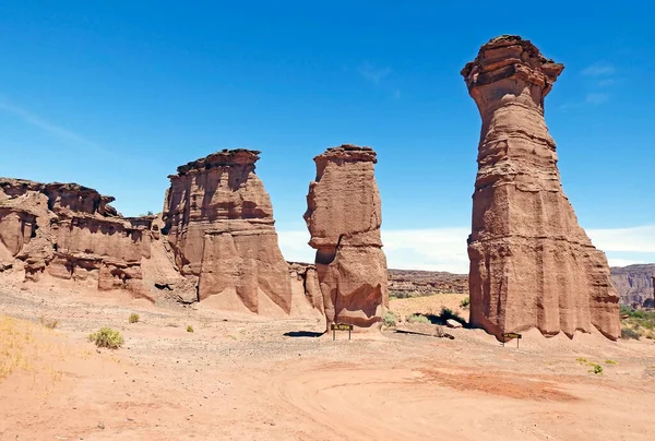 Talampaya Ulusal Parkı 'ndaki Totem - Arjantin