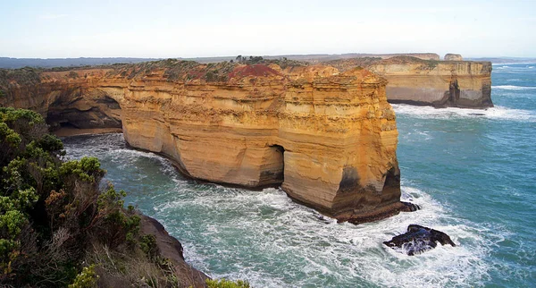 Tizenkét Apostol Sziklaképződmények Nagy Óceán Úton Ausztrália — Stock Fotó