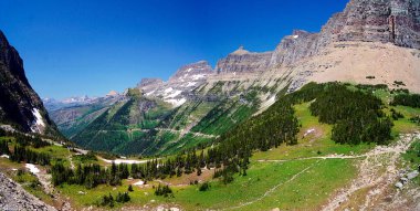 Buzul Nat. Montana eyaletinde park - ABD