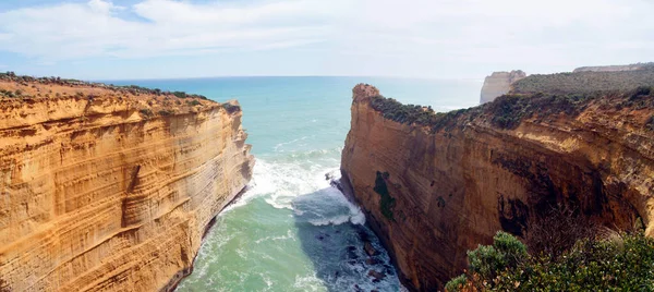 Tizenkét Apostol Sziklaképződmények Nagy Óceán Úton Ausztrália — Stock Fotó
