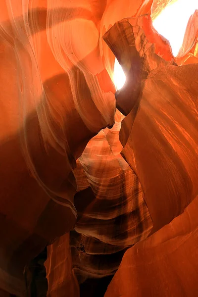 美国亚利桑那州的Antelope Canyon峡谷 — 图库照片