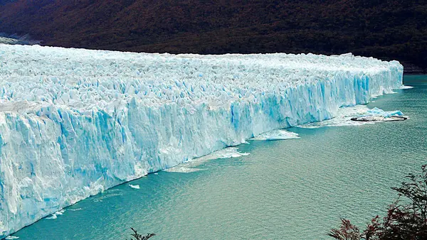 Argentina的室女座移动冰川景观 — 图库照片