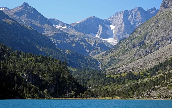 Jezero Gaube Hautes Pyrenees Kauterets Francie — Stock fotografie