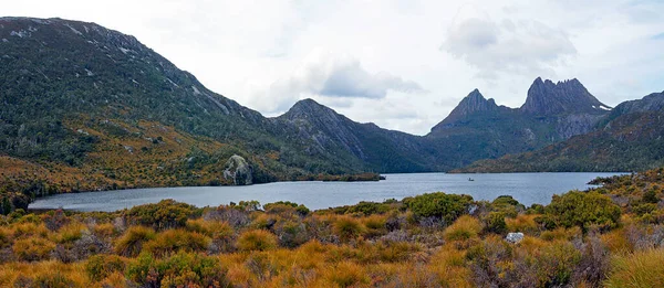 Озеро Сент Клэр Национальном Парке Федл Тасмания Австралия — стоковое фото