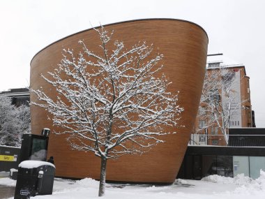 Kamppi Şapeli manzarası, Helsinki - Finlandiya