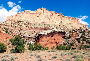 Utah eyaletindeki Capitol Resifi Ulusal Parkı - ABD