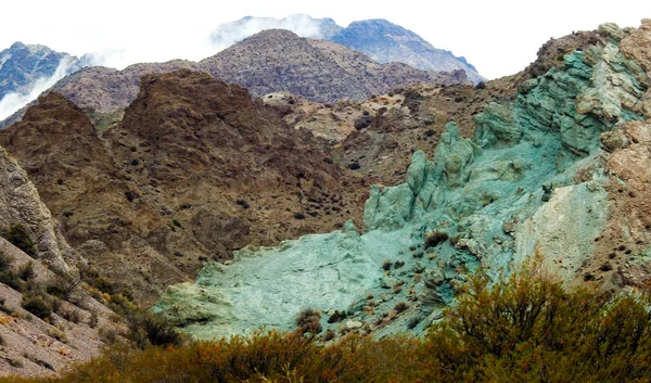 Uspallata Hill Seven Colors Mendoza Argentina — Stockfoto