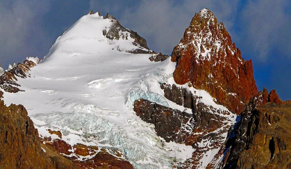 Berggletscher Gebiet Von Fitz Roy Calafate Argentinien — Stockfoto