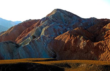 Gökkuşağı Dağı, Zhangye Danxia Ulusal Jeoloji Parkı, Gobi Çölü - Çin