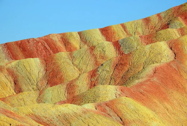 stock image Rainbow Mountain, Zhangye Danxia National Geological Park, Gobi Desert - China