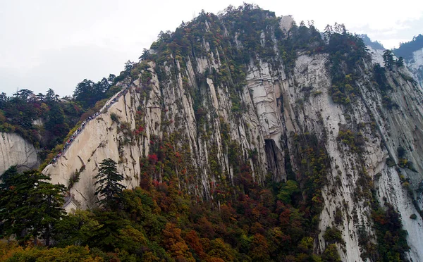 Священная Гора Хуа Хуа Шань Сиань Китай — стоковое фото